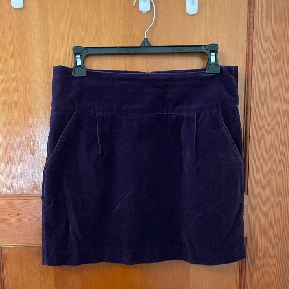 Vintage Forever 21 purple velvet mini skirt